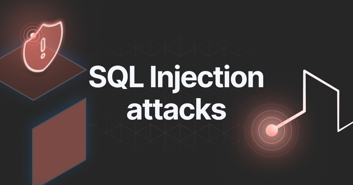 SQL injection attacks header illustration